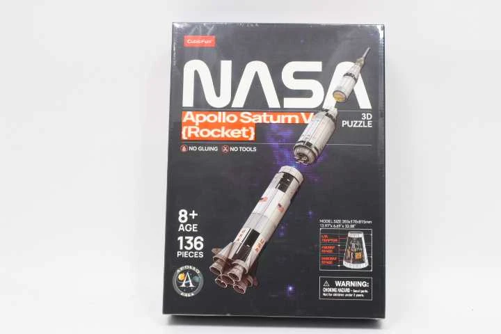 CUBIC FUN CUBICFUN 3D dėlionė „NASA raketa Apollo Saturn V“