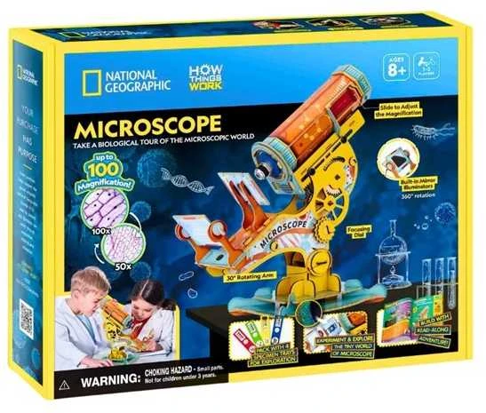 Dėlionė CubicFun Dante Cubic Fun puzzle 3D NationGeogr.Mikroskop 11271