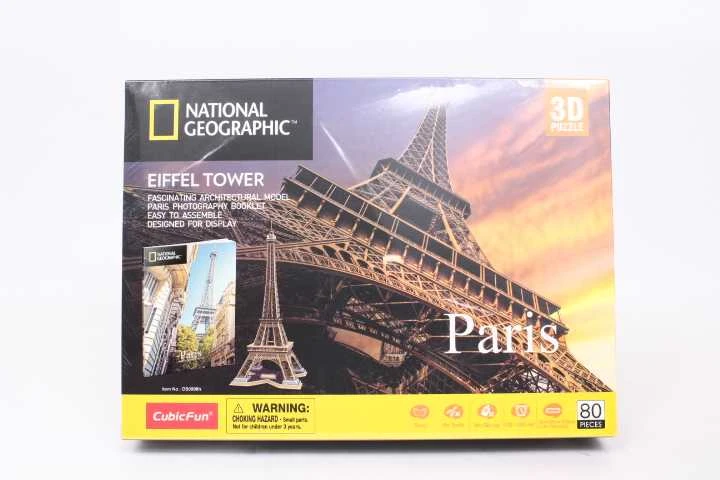 CUBICFUN 3D dėlionė „NatGeo: Eifelio bokštas“