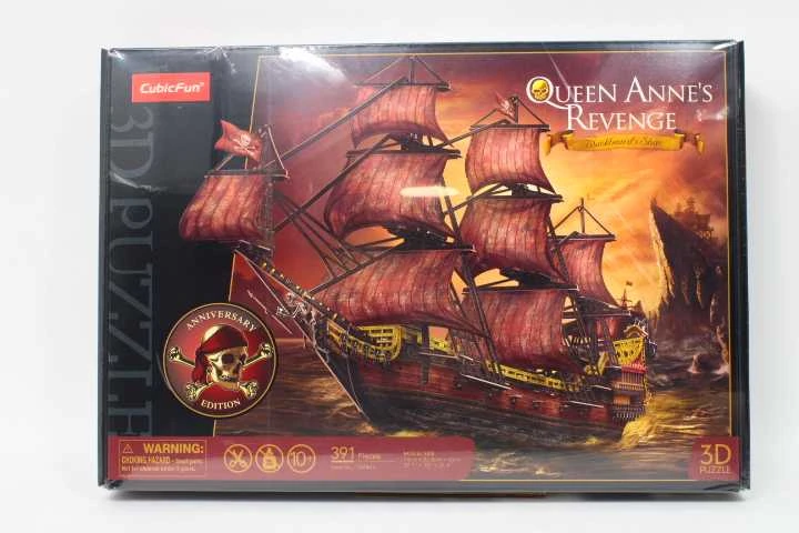 CUBIC FUN CUBICFUN 3D dėlionė „Queen Anne’s Revenge“, jubiliejinis leidimas