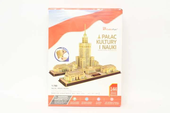 3D dėlionė Cubicfun Kultūros ir mokslo rūmai 144 dalių