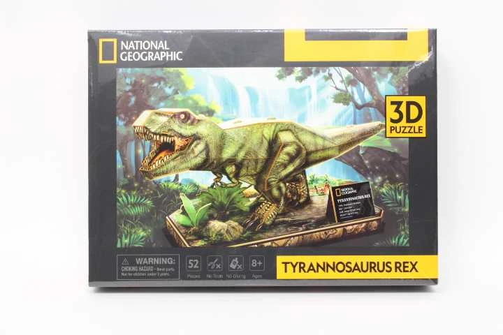 CUBIC FUN National Geographic 3D dėlionė „Tiranozauras REX“