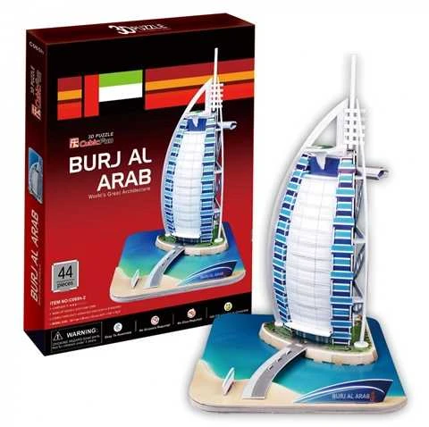 CUBICFUN 3D dėlionė „Viešbutis Burj al-Arab“