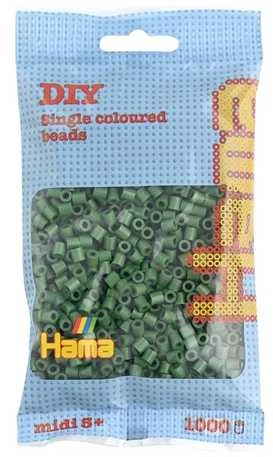 Revell Toymax Hama midi karoliukai, 1000 vnt., miško žalia