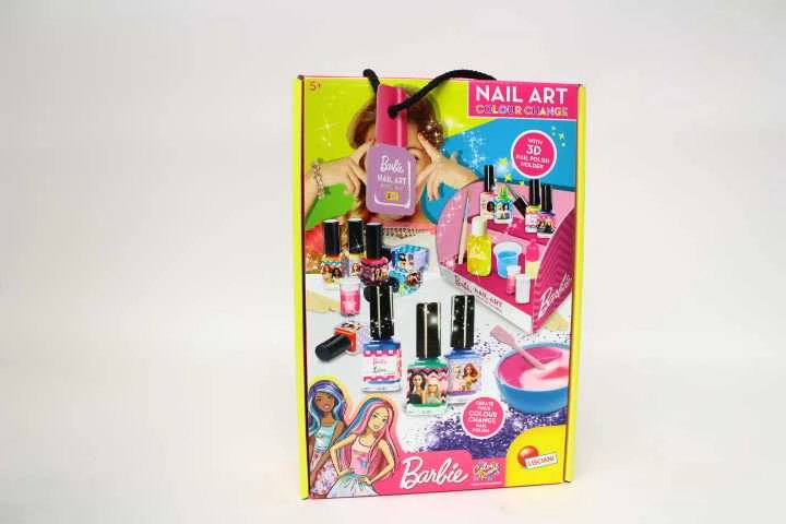 Lisciani Barbie kūrybinis rinkinys Sukurkite spalvą keičiantį nagų laką