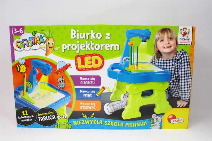 Lisciani LISCIANI CAROTINA BIURKO Z PROJEKTOREM LED