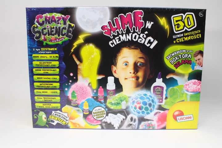 Lisciani Rinkinys „Crazy Science“ gleivių rinkinys tamsoje