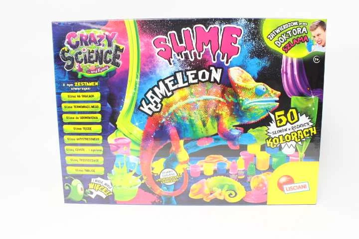 Lisciani Rinkinys „Crazy Science“ gleivių chameleonų rinkinys