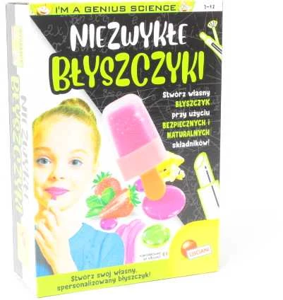 Lisciani Mokslinis rinkinys esu genijus su nepaprastais lūpų blizgiais