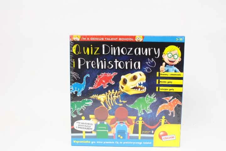 Lisciani Maly Geniusz, Viktorina – Dinozaurai ir primityvus žmogus – P54374