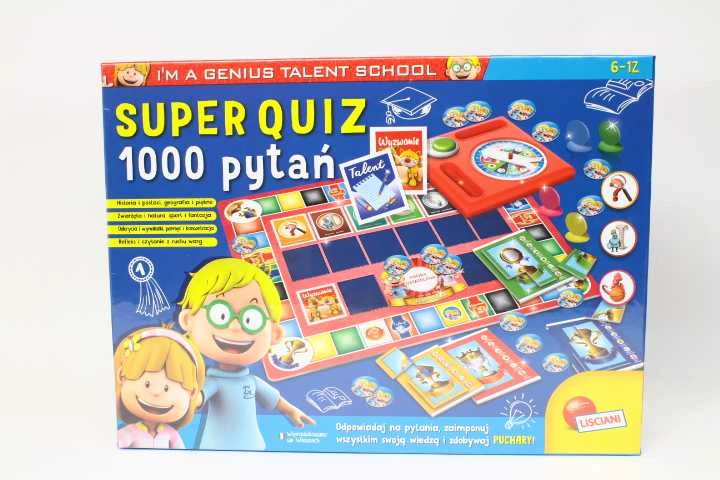 Lisciani Žaislinis edukacinis žaidimas super quiz 1000 klausimų