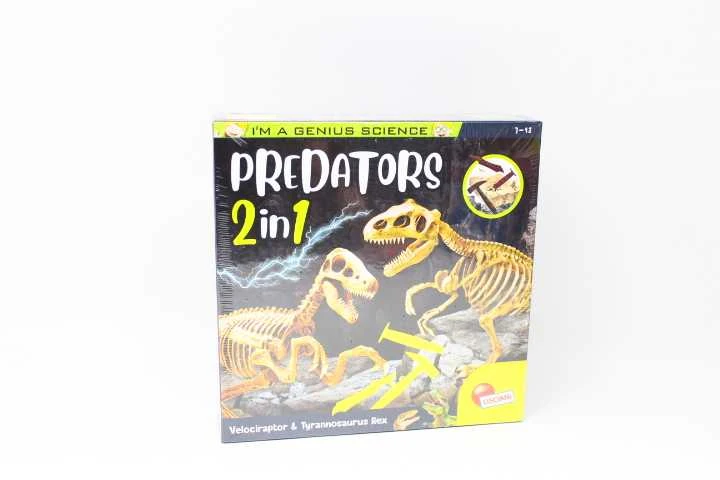 Edukacinis rinkinys Lisciani Im Genius Predators 2in1