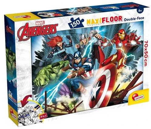 Dante Lisciani LISCIANI MARVEL Dėlionė DF MAXI FLOOR 150 AVENGERS