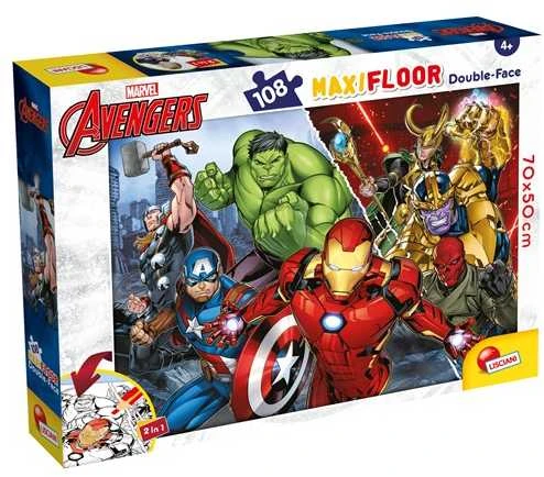 Dante Lisciani LISCIANI MARVEL Dėlionė DF MAXI FLOOR 108 AVENGERS
