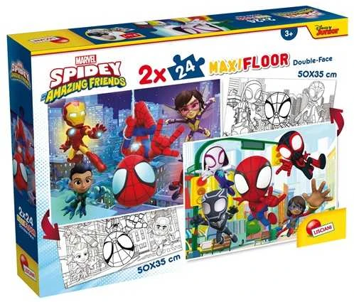 Dante Lisciani LISCIANI MARVEL Dėlionė DF MAXI FLOOR 2 X 24 SPIDEY