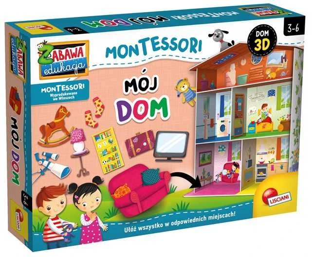 Edukacinis žaidimas Lisciani: Montessori Maxi - Mano namai