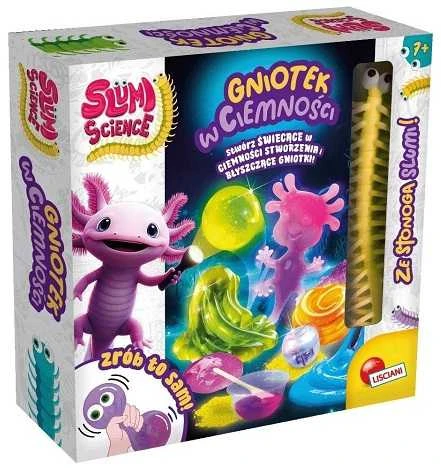 Lisciani Rinkinys „Slumi Science“ rinkinys – minkštas, tamsoje šviečiantis