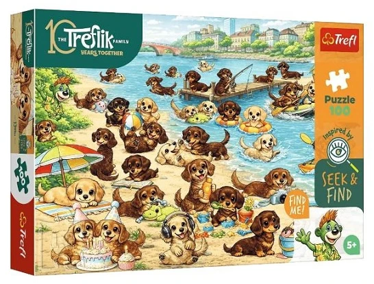 Dėlionė 100 Seek_Find Jamniki i Trefliki 16585
