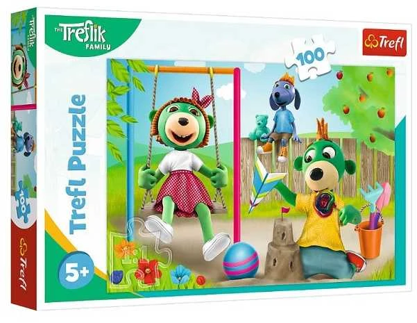 Trefl Dėlionė 100 vnt. - Treflikai aprašymas - Prekės nuotrauka