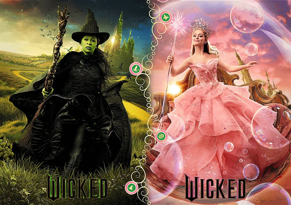 Trefl Dėlionė 1000 vnt. - Wicked: Elphaba & Glinda aprašymas - Prekės nuotrauka