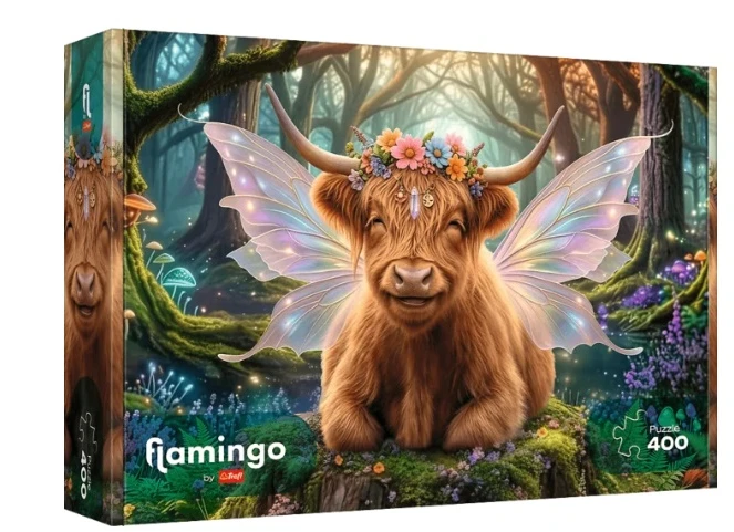 Dėlionė 400 vienetų. Flamingas, Treflo svajonių miško gynėjas
