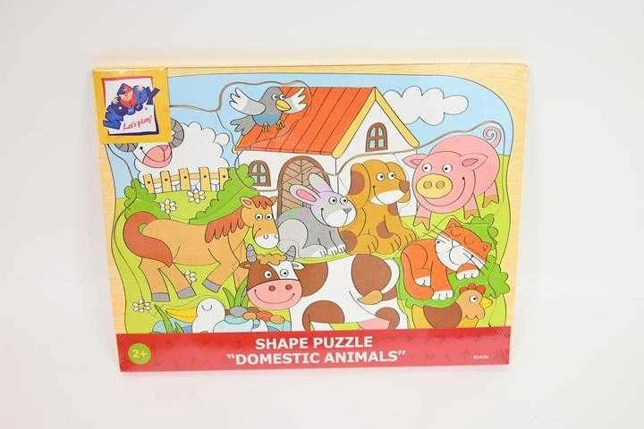 Dėlionė Dėlionių lenta WOODYLAND Wes.animals.home91929 19291