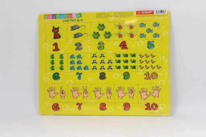 Dėlionė Demart Puzzle ramkowe - Cyferki vaikams