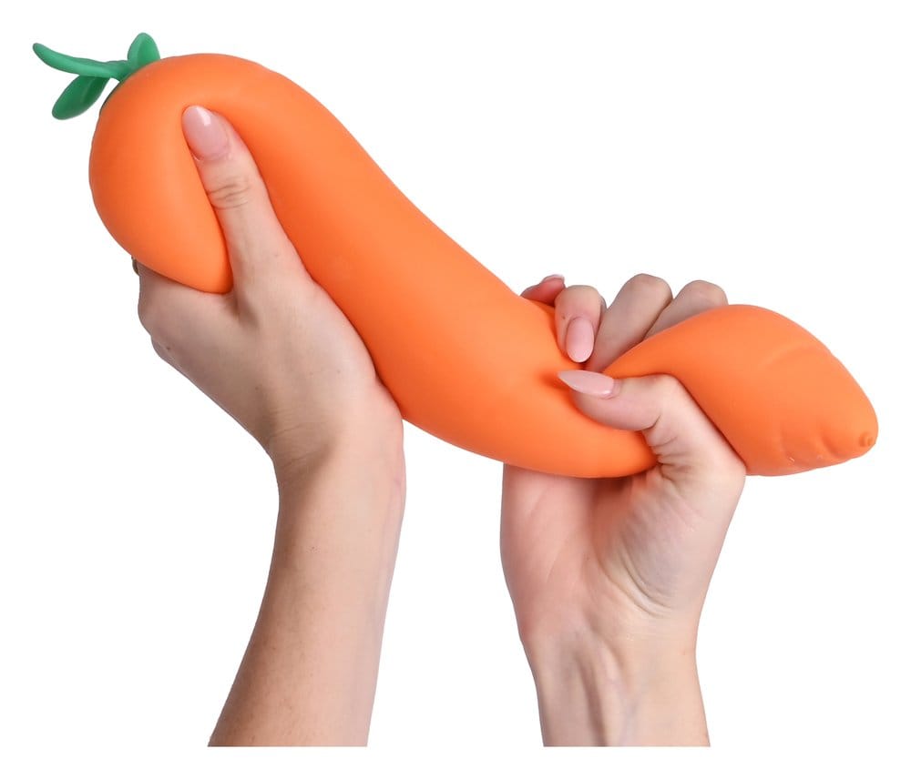 Minkštas antistresinis žaislas „Simba Squishy Carrot“ – morka, 28 cm (1 vnt.) aprašymas - Prekės nuotrauka