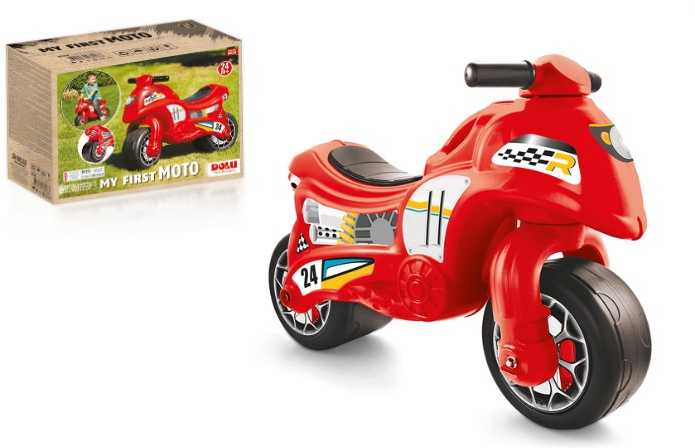 Balansinis motociklas Dolu My Firsy Moto Racer Motorbike, raudonas