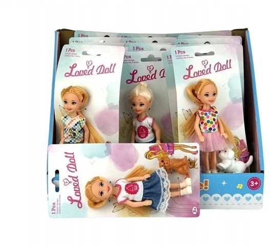 Swede AST. DOLL x 18, gyvūnas, 3 vnt., lizdinė plokštelė, ekranas.