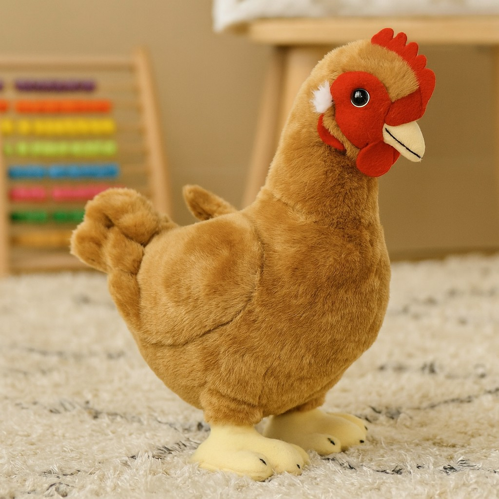 Dubi Pliušinis žaislas - višta, 28 cm