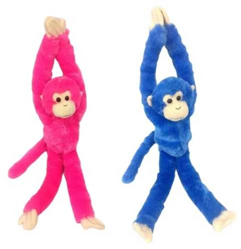 Dubi Plusz Dubi pliušinis Monkey Velcro 48cm minkštos medžiagos ilgos rankos