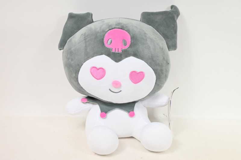 Epee Hello Kitty Kuromi - pilkas pliušinis žaislas 32 cm