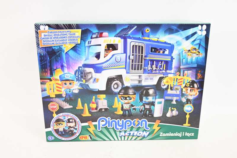 Epee PinyPon Action figūrėlių rinkinys Policijos furgonas su figūrėlėmis