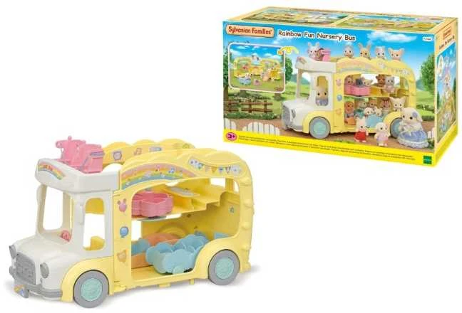 „Sylvanian Families“ – „Rainbow Fun“ darželio autobusas (5744)