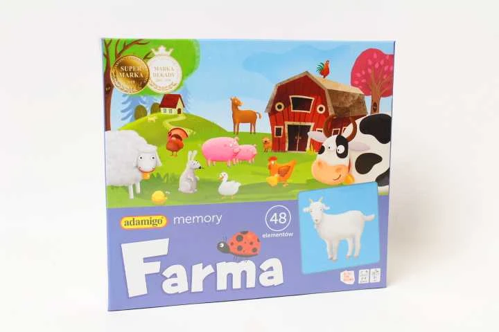 Ūkio atminties žaidimas vaikams ADAMIGO 07875
