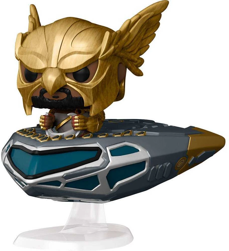 FUNKO POP! Vinilinė figūrėlė: Black Adam - Hawkman in Cruiser, 15 cm