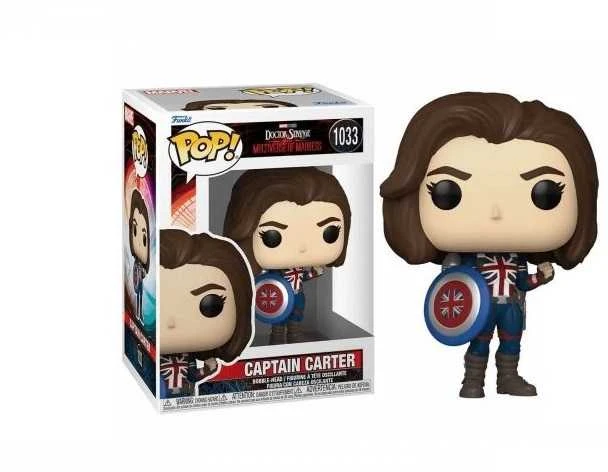 FUNKO POP! Vinilinė figūrėlė: Doctor Strange in the Multiverse of Madness: Kapitonė Carter