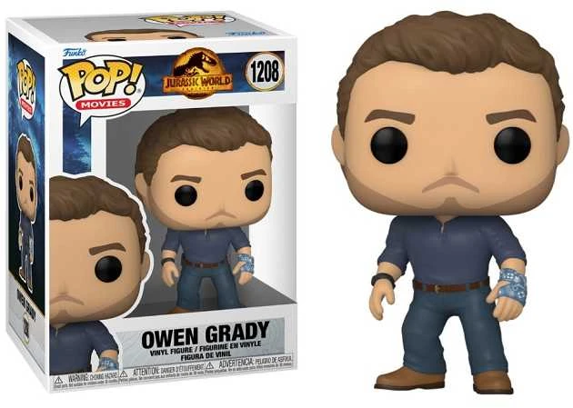 FUNKO POP! Vinilinė figūrėlė: Juros periodo pasaulis - Owen Grady