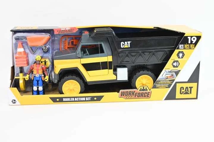 Hipo CAT krovinių vežimo trasnsporto priemonė su priedais Workforce Hauler Action Set, 83458