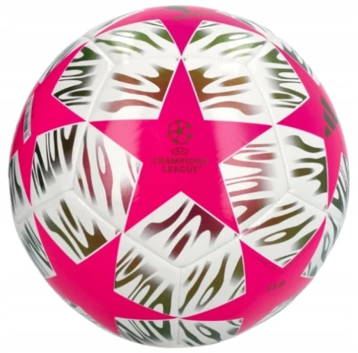 Adidas - UEFA Čempionų lygos futbolo kamuolys, 5 dydis - rožinis