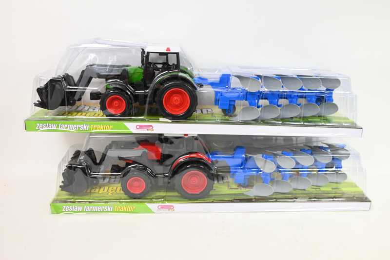 Gazelo AST. FARMA TRAKTORIUS, 60 cm., plūgas, 2 ratai, šviestuvo gaubtas.