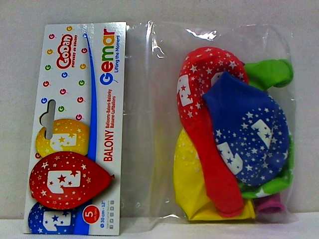 GoDan balionas "1" 5vnt.