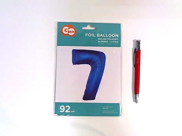 GoDan Folijos balionas "7" mėlyna 85cm