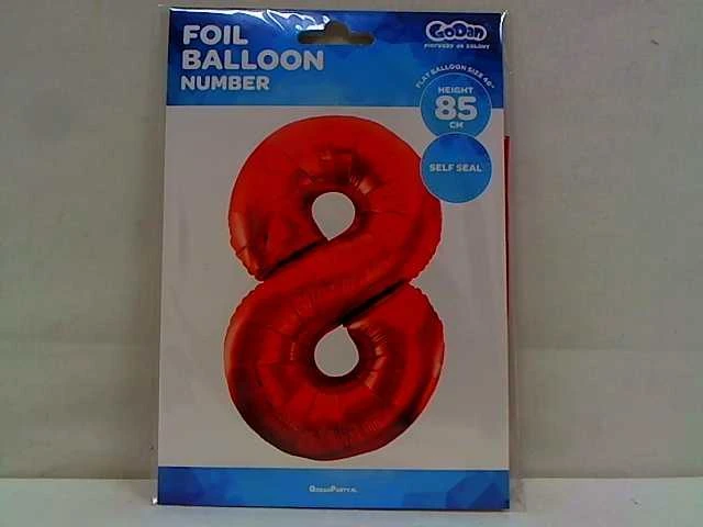 GoDan Baliono numeris 8 raudona, 85cm