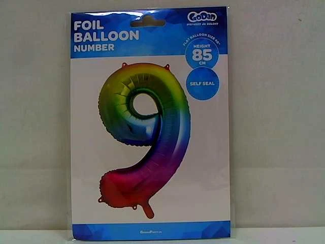 GoDan AST. BALON foliowy CYFRA MIX 0-9 85 cm