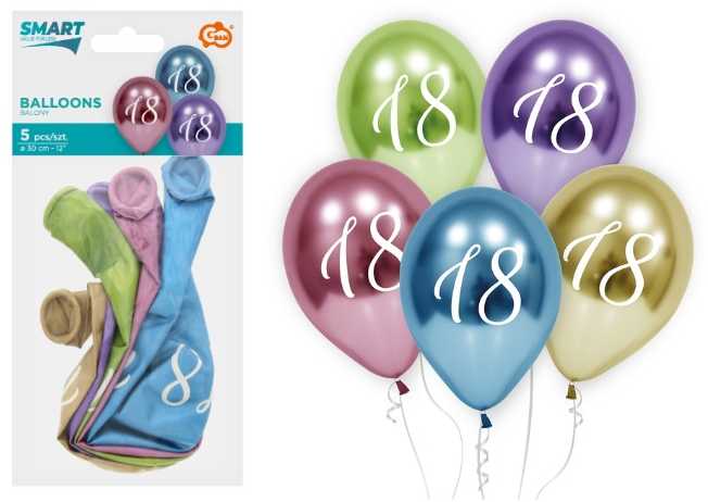 GoDan BALIONAI 18 platininiai 12 colių / 5vnt