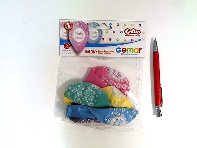 GoDan GMR Metaliniai balionai Baby Dušas - 30 cm - 5 vnt.