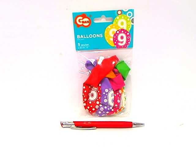 GoDan BALONY su cyframi 9 12 cali / 5 vnt