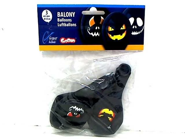 GoDan Premium balionai „Helovino veidai“ (3vnt)